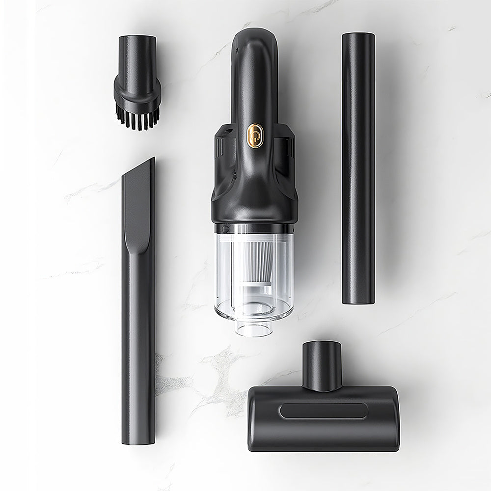 Portable Cordless Vacuum Cleaner With Multiple Nozzles, Pure Copper Motor, Rechargeable Battery, And Fast Charging