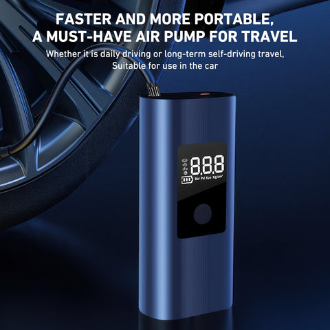 150 PSI Air Compressor Tire Inflator Fits Car Motor Bike Tires Air Pump Portable