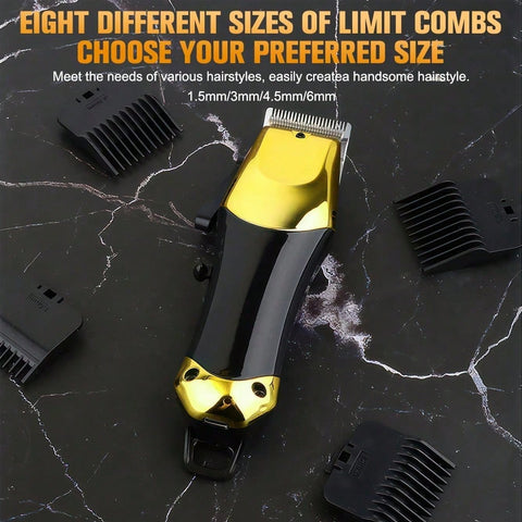 3-Piece Set Hair Clipper For Short Hair, Electric Shaver, Hair Clipper With LED Display For Home And Barber, Suitable For Hair, Beard, Body, Private Parts, Mustache, Nose, Ears, Face Or Groin Styling