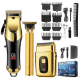 3-Piece Set Hair Clipper For Short Hair, Electric Shaver, Hair Clipper With LED Display For Home And Barber, Suitable For Hair, Beard, Body, Private Parts, Mustache, Nose, Ears, Face Or Groin Styling