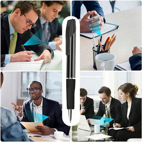 Portable USB Rechargeable Body Cam Camera 1080P HD Mini Camera Pen DV DVR Video Audio Mini Camcorder Recording For Lectures Business Meeting