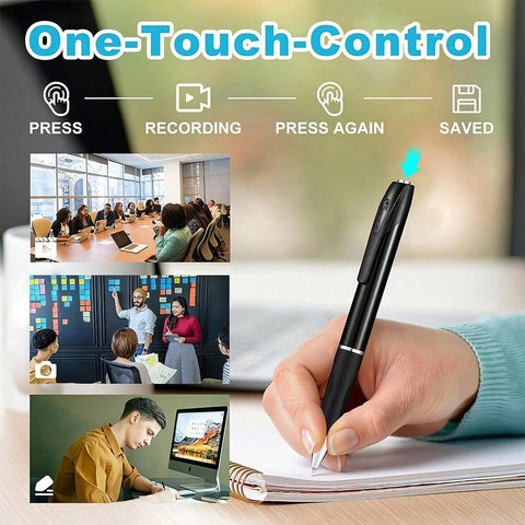 Portable USB Rechargeable Body Cam Camera 1080P HD Mini Camera Pen DV DVR Video Audio Mini Camcorder Recording For Lectures Business Meeting