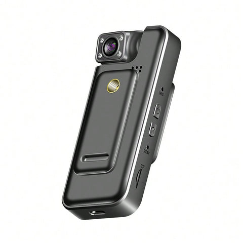 4K UHD Body Camera Digital Video Recorder, Feature Infrared Night Vision And Back Clip Design, Suitable For Traffic Enforcement, Outdoor Sports