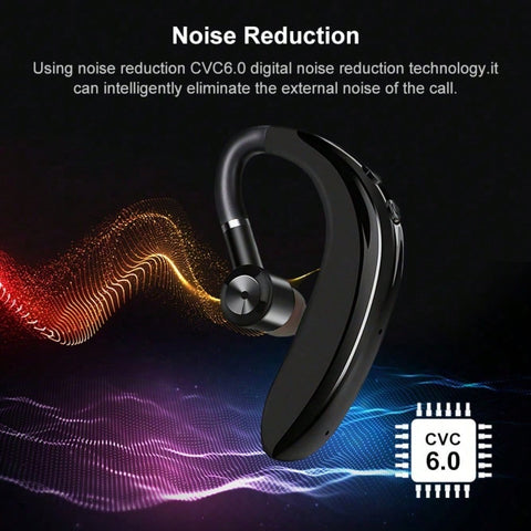 Wireless Single Earphone Stereo Business Headset, Feature CVC Intelligent Noise Reduction Technology, Inbuilt High Sensitivity Speaker And Metal Composite Diaphragm