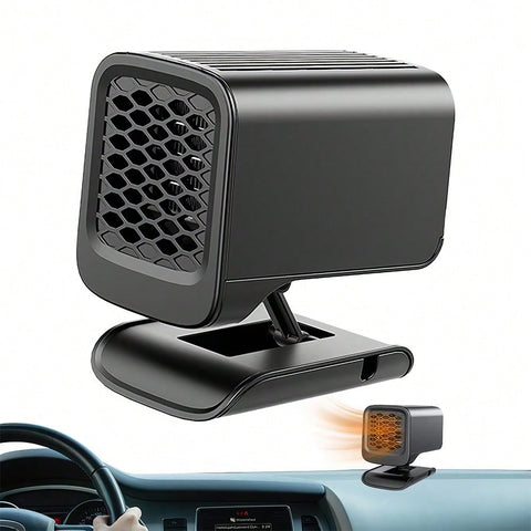 Portable Electric Car Heater 2-In-1 Defroster, Defrosting And Defogging Your Windshield, Feature Two Gear Adjustment Settings