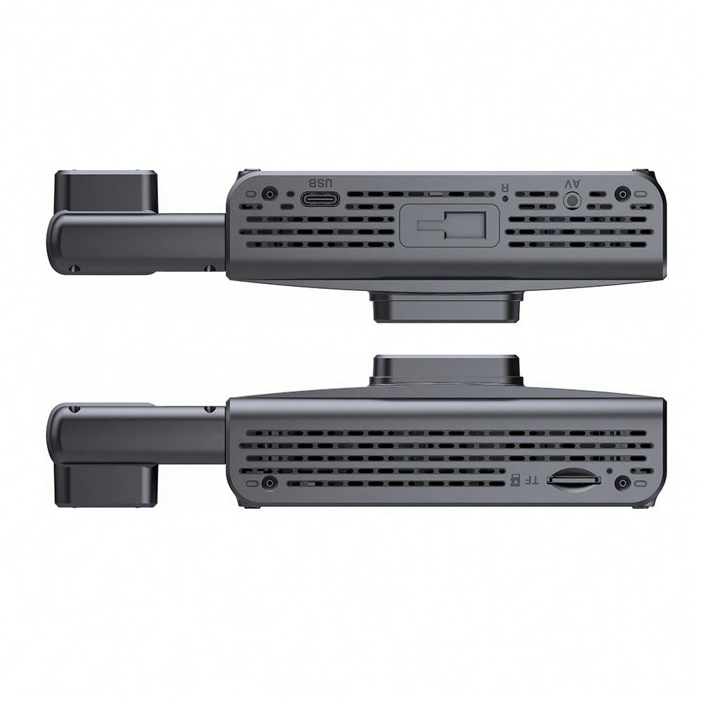 FHD 1080P 3 Channel Dash Cam Inbuilt Night Vision 3.16 Inch Screen Auto Record