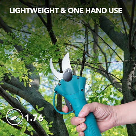 (2 Batteries)Electric Pruning Shears 30mm Secateur Cordless Brushless For Makita 18V Battery Cutting Branches