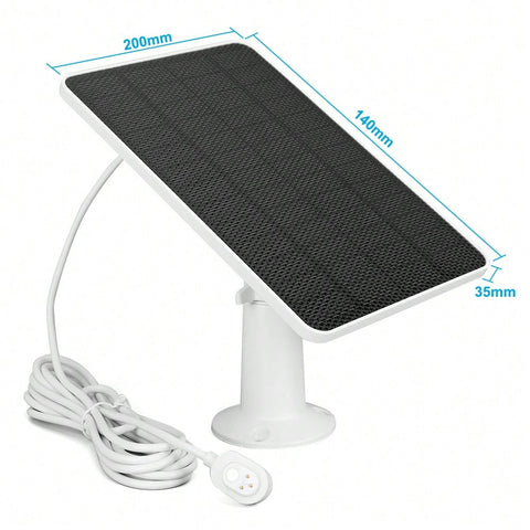 Solar Panel Charger For Arlo Ultra/Ultra2/Pro 3/Pro 4 Security Camera 4w 5v With 360°Wall Mount