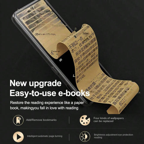 Portable Bluetooth MP3 MP4 Player LCD Display HiFi Bass Lossless Music Player FM Radio Recorder Sport