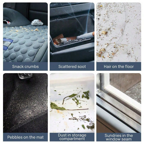 Handheld Vacuum Cordless, 10-20KPA Vacuum Cleaner And Air Duster, 120W High Power Wet And Dry Handheld Car Vacuum Cleaner With Multi-Nozzles For Car, Home, Office, Pet