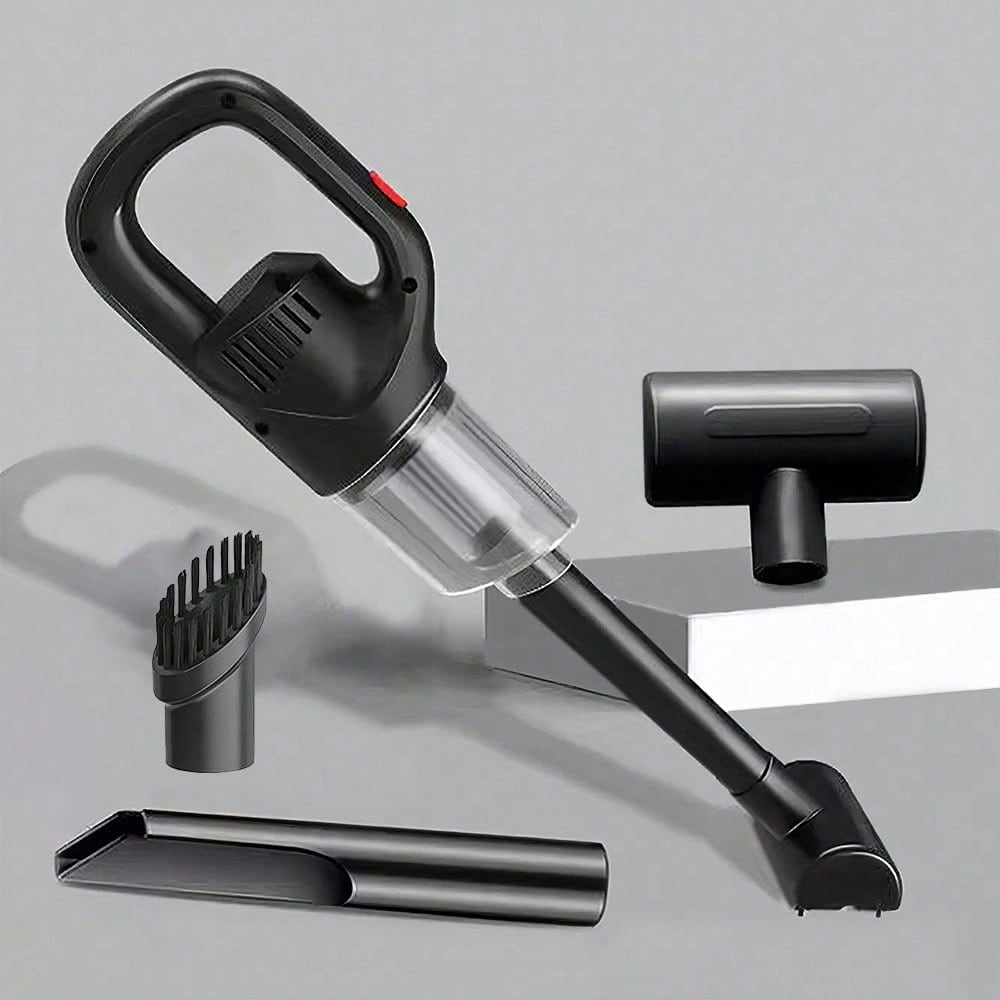 Handheld Vacuum Cordless, 10-20KPA Vacuum Cleaner And Air Duster, 120W High Power Wet And Dry Handheld Car Vacuum Cleaner With Multi-Nozzles For Car, Home, Office, Pet