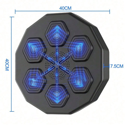 Family Electronic Music Boxing Machine Ideal Gift For Halloween Christmas Holiday, With Stand Boxing Target Workout Machine, Feature Beat Sync Technology
