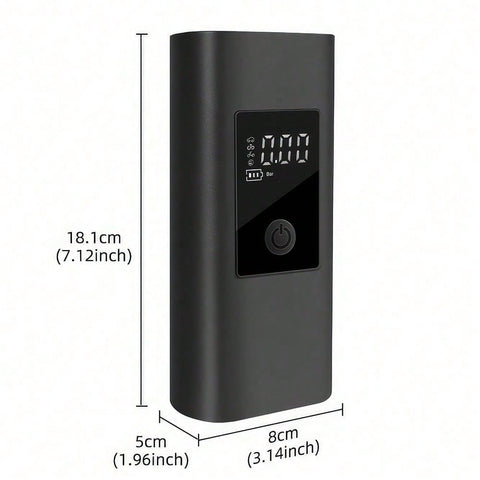 2X Fast Cordless Portable Tire Inflator With Digital Pressure Gauge For Car Bike Motorcycle Ball