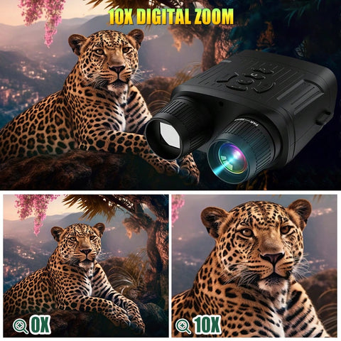Digital Infrared Night Vision HD 10X Digital Zoom 36MP Resolution 2.7K Video Recording For Exploration Camping Hiking