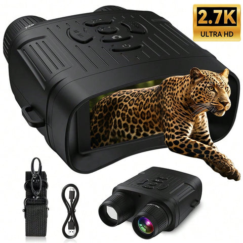 Digital Infrared Night Vision HD 10X Digital Zoom 36MP Resolution 2.7K Video Recording For Exploration Camping Hiking
