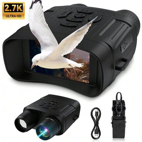 Digital Infrared Night Vision HD 10X Digital Zoom 36MP Resolution 2.7K Video Recording For Exploration Camping Hiking