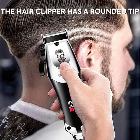 Professional Wireless Hair Clipper For Short Hair, LED Display 8 Hair Clipper Guide Combs, Birthday Gift, Christmas Gift, Father's Day, Valentine's Day Gift