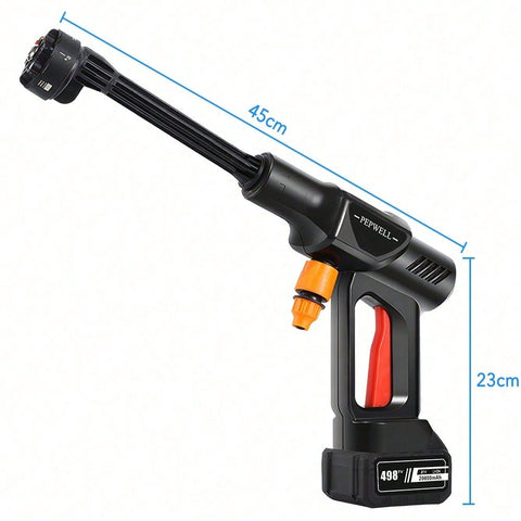Australian Plug!!!PEPWELL Portable Cordless Pressure Washer Electric Power Jet Water Wash Cleaner With Rechargeable 6-In-1 Nozzle Compatible With Makita Battery Car Washer Gun