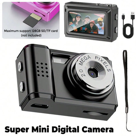 Super Digital Camera  Retro Camera With Screen 1080P HD Portable Video Recorder Photography