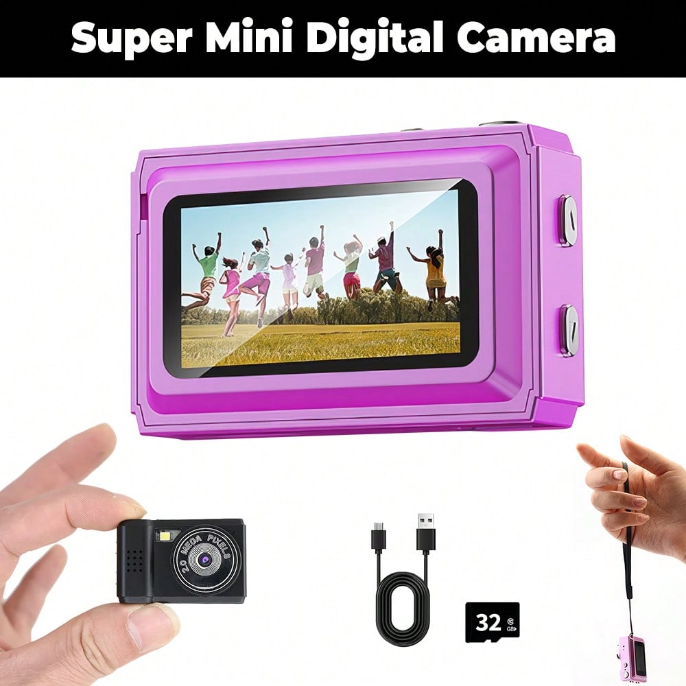 Super Digital Camera  Retro Camera With Screen 1080P HD Portable Video Recorder Photography