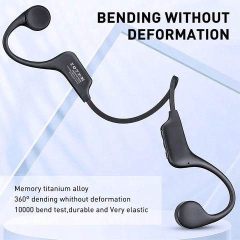 Bone Conduction Headphones Wireless Professional Headset Built-In 32GB Memory Large Capacity Battery Sport Earphones