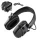 Foldable Electronic Ear Defenders Ear Protect Muffs | Noise Reduction Impact Sport Shooting | Built-In Orienteering Microphone | Integrated Power/ Volume Knob | Powered By 2 AAA Batteries