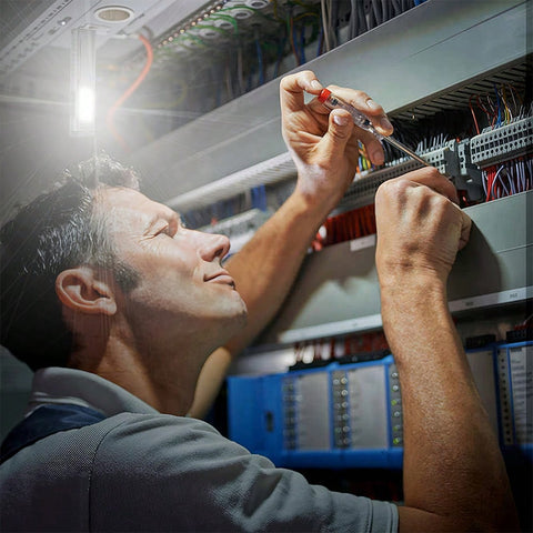 Only 62g Rechargeable Pocket EDC Flashlight With Buzzer | 7-Mode Side-Light | 500 Lumens | Clip-On Handheld |  Suitable For Outdoors, Home, And Work