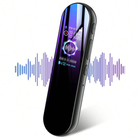 Mini Digital Voice Recorder Dictaphone Audio MP3 Player Sound Recording Device Small Recorder Dual Microphones 32G Card