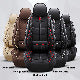 Leather Car 5 Seat Covers for Most Cars SUV and Most Sedans Hatchbacks Crossovers | seat covers with lumbar support | 2 front seat covers and 3 back seat covers | crafted from premium NAPPA Leather | install by chuck and hook | 5 different colors