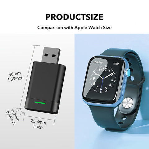 2-in-1 Wireless CarPlay/Android Auto Adapter, 5.8 GHz Wifi Wireless 5.3, Plug-and-Play Mini Dongle for Audi/Toyota/VW, Convert Factory Wired to Wireless, Zero-Lag Auto-Connect