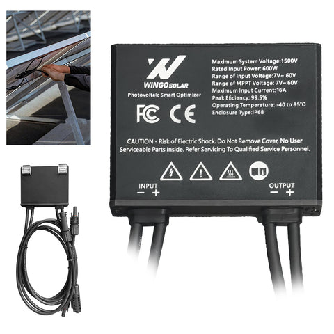 Integrated PV Power Optimizer 600W 60V Input Solar Optimizer MPPT Solar Module Optimizer