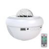 Galaxy Star Projector with Speaker, 21 Lighting Modes, Remote Control & Timer, Adjustable Brightness/Speed, Compact Portable for Bedroom/Party Decoration (White/Black)