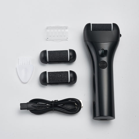 电动足部去茧器 可充电便携式电子磨脚器 足部护理套装 去角质磨脚器 足部护理工具 去除死皮 理想的圣诞礼物