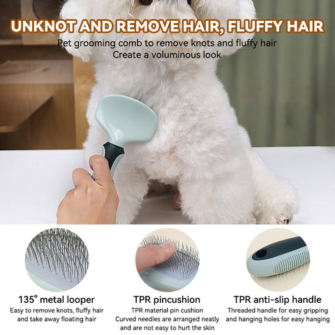 8 in 1 Complete Professional Dog Grooming Set for Grooming Short-haired and Long-haired Dogs and Cats, Dog Paw Care Nail Clippers and Trimmers, Stainless Steel Depilatory Comb, Cat and Dog Grooming Supplies