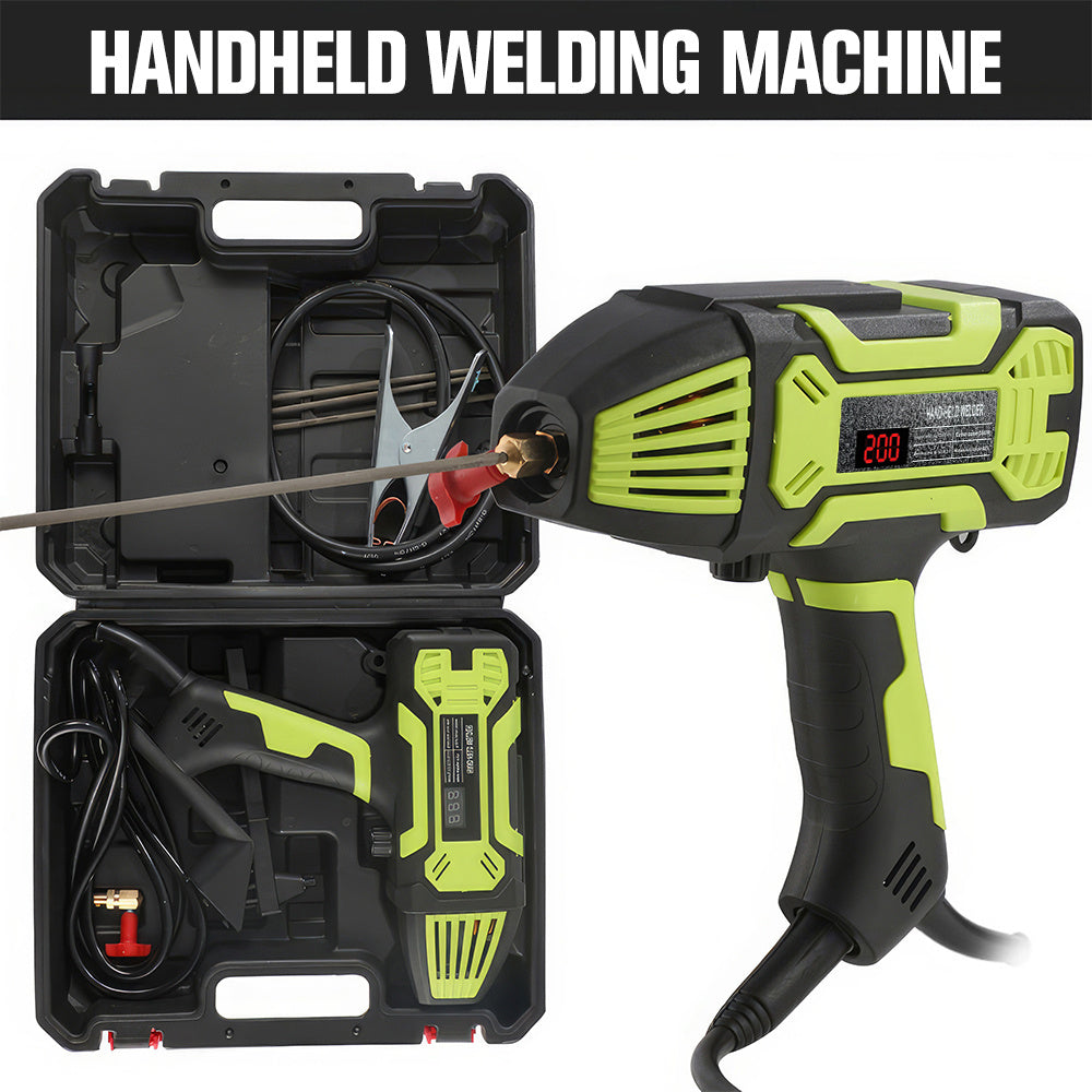 便携式弧焊枪，带数字显示，适用于 1/25 英寸 - 1/8 英寸焊条