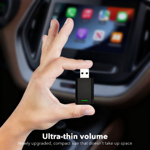 2-in-1 Wireless CarPlay/Android Auto Adapter, 5.8 GHz Wifi Wireless 5.3, Plug-and-Play Mini Dongle for Audi/Toyota/VW, Convert Factory Wired to Wireless, Zero-Lag Auto-Connect