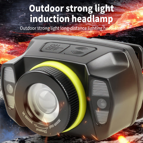 LED Headlamp Rechargeable Super Bright Head Lights for Forehead Flashlight