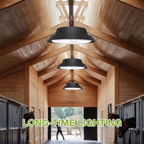 100W/200W/300W Solar Outdoor Pendant Light, Solar Mining Light 3 Color Temperature Solar Shed Light with Remote Control Timing, Solar Barn Light Suitable for Gazebo Courtyard Garage Terrace