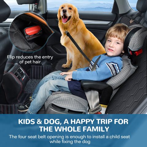 OKMEE GD101AB Car Back Seat Cover Dog for SUVs & Trucks - Black