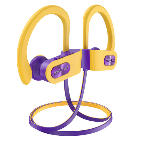 Mpow Flame IPX7 Waterproof Sport Wireless Earphones, Running Headphones w/16 Hrs Playtime, W/IPX7 Waterproof Wireless Earbuds for for Gym, Workout with Bass+ HD Stereo Built-in CVC6.0 Noise Cancelling Headsets